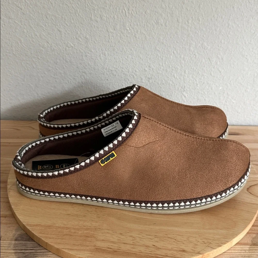 Deer Stags Wherever Mens Clog Slippers